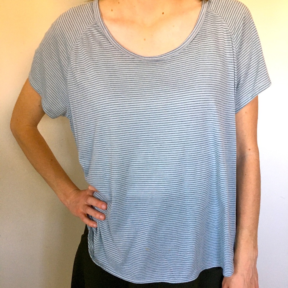 Loose grey blouse